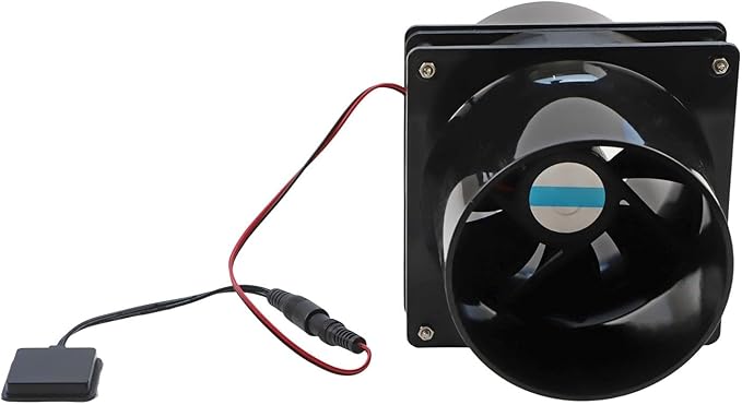 10W 12V Solar Exhaust Fan Kit With Round Duct And ABS Housing Solar Panel Powered Ventilation For RV Attic Greenhouse Boat(black)