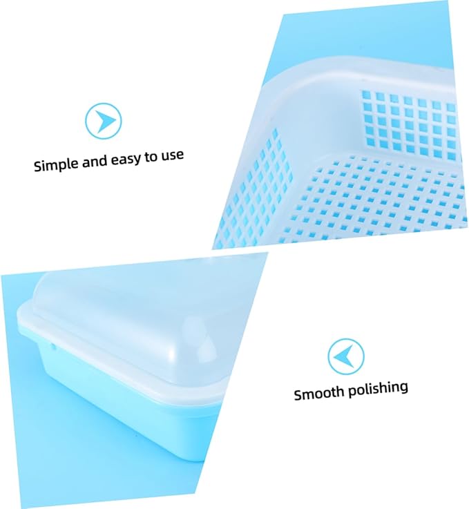 POPETPOP 2sets Seed Sprouter Tray Lid Microgreens Growing Trays for Garden Starter