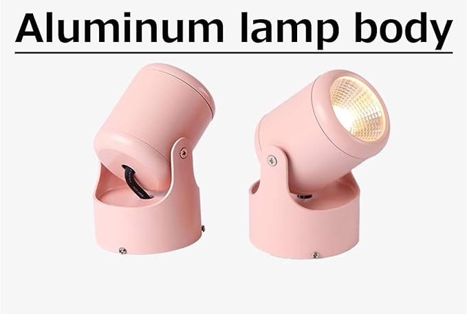 Small Accent Uplight 7W COB LED Stepless Dimming Adjustment Remote Control Spotlight with Foot Pedal Switch Cord Flexibly Rotatable Extra Light Rotating Decorative for Plants Landscape