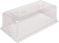 SUNPACK Sundome Plastic Multi-Vented Humidity Dome Clear 7 - Ideal for Greenhouses or Indoor Growing Able to Adjust Humidity with Vents