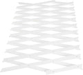 Wooden Trellis Fence Panel for Climbing Plants Expandable Indoor Outdoor Wood Lattice Wall Panel 1pcs White Wooden Garden Trellis for Plant Support and Wall Mount