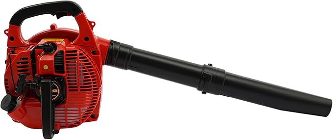 2-Stroke 25.4CC Gas Powered Leaf Blower 2-in-1 Handheld Leaf Blower &amp Leaf Vacuum Mulcher 275.45CFM Cordless Blower with Collection Bag for Lawn Yard Blowing Snow Dust Debris (260EBV)