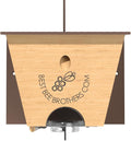 Best Bee Brothers Turbo Trap 2.0 Professional-Grade Carpenter Bee Trap for Outside with Bee Vault Large Viewport &amp Spring-Loaded Door 4.1” W x 4.8” H x 5.9” D Brown