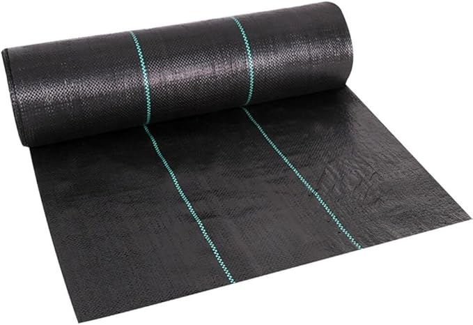 Farm-Oriented Weed Barrier Mat Black Plastic Mulch Thicker Orchard Garden Control Fabric 1pc(150cmx300cm)
