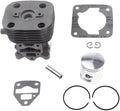 Cylinder Piston Kit 34mm Fit for Husqvarna 525BX 525L 525LS 525LST 525RJD 525RJX 525RK 525RS 525RX 525RXT 525HF3S 525P4S 525P5S 525PT5S 525ECS