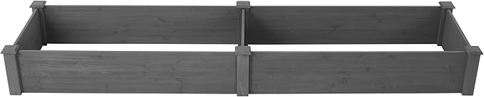 96x28x10 ft Wooden Raised Garden Bed Outdoor - Tool-Free 20 Minutes Assembly Large Planter Box Flower Bed with 300lbs Capacity for Vegetables Flowers &amp Herbs (96x28x10'')