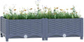SKM Raised Bed 80x40x23 cm Polypropylene (Weight-8KG)-0398