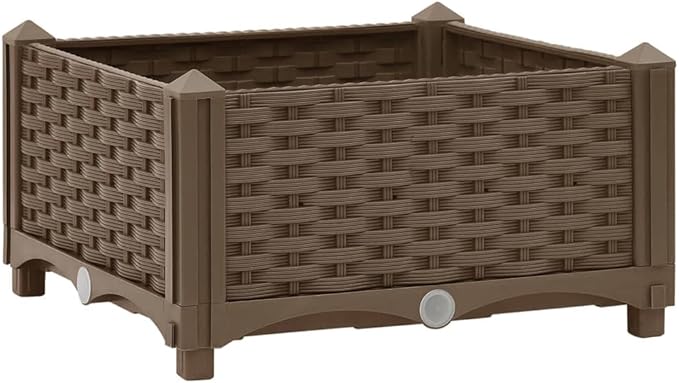 YAFF Raised Bed 15.7x15.7x9.1 Polypropylene (4.664lbs)