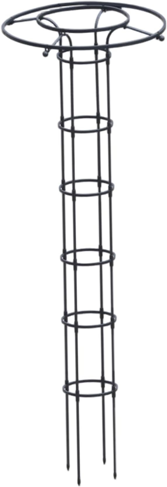 Garden Trellis for Climbing Plants 82.7 Inch Adjustable Garden Obelisk Outdoor Flower Trellis Cage for Roses Clematis Vines in Patio or Containers