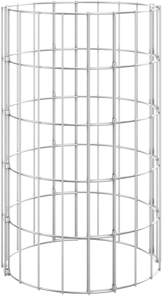Circular Gabion Raised BedsGreenhouse PlanterDecorative Patio PlantersPatio Raised BedsVegetable PlantersHerb Plantersfor HerbsFruitsDeep-rooted vegetables3 pcs Galvanized Steel Ø11.8x19.7