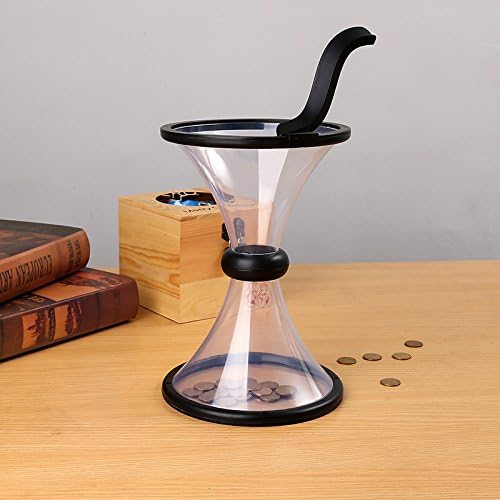 Transparent Vortex Piggy Bank Circling Saving Box Vortex Bank