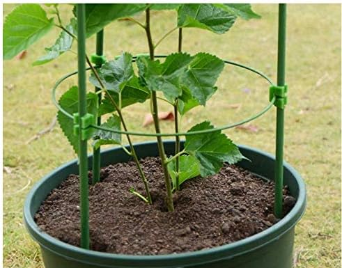 Tomato Cage Plant Support Garden Trellis Plant Cage Plant Support Green Set of 3 (Adjustable 3pack-30'')