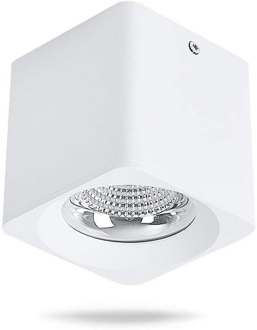 Spotlight Recessed Nordic Simple White Ceiling Fixture Mounted Glare Panel Lamp Indoor Light for Hallway Display Mall