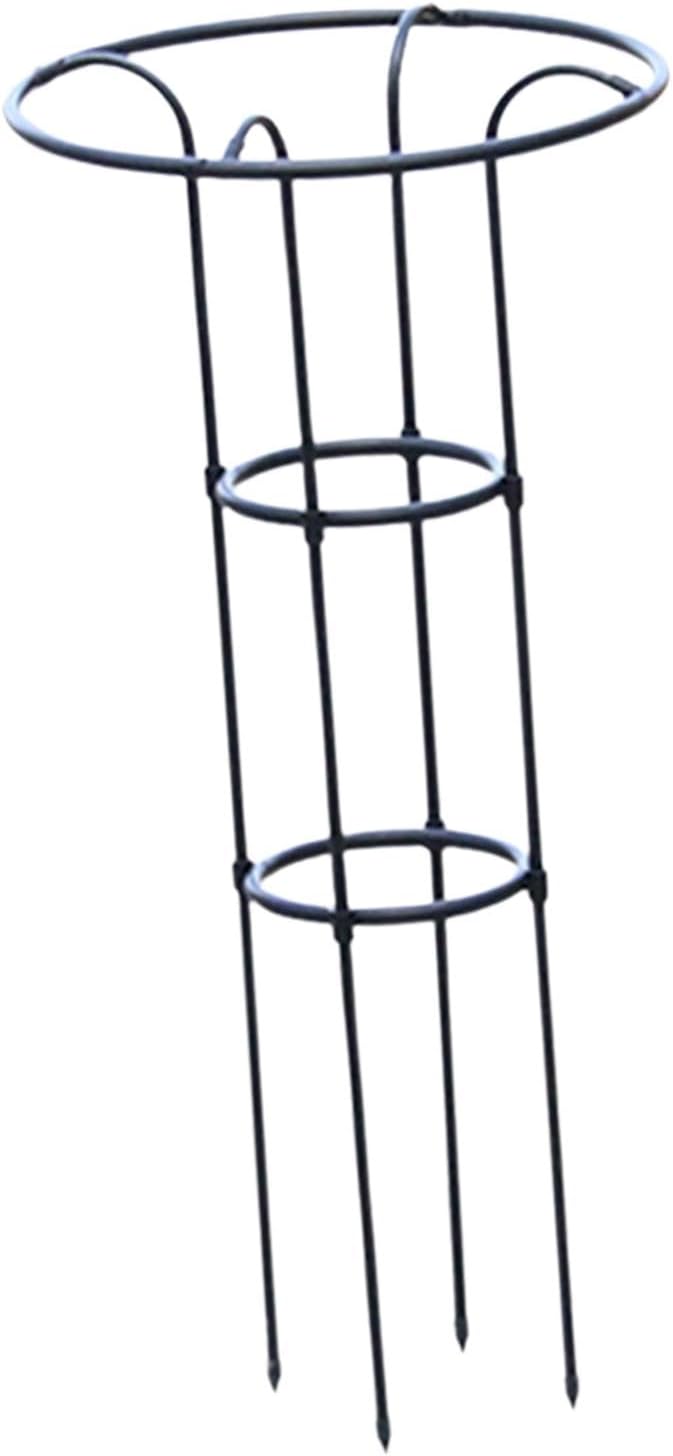 Plant Climbing Support Trellis Garden Trellis Metal Plant Trellis Tomato Cage for Climbing PlantsVegetables Flowers Roses Black 100 cm