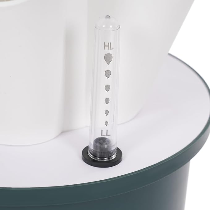 Hydroponic Growing Tower Set Vertical Vegetable Plant Tower w/Seedling Box Water Level Gauge &amp Fan Water Injection Design for Gardening Enthusiasts (20-Hole)