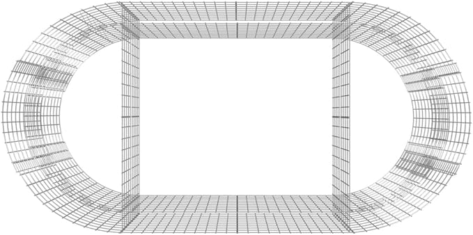 Gabion Raised Bed Galvanized IronRaised Flower BedsGardening PlantersMultifunctional Raised BedPlant Privacy FenceGreenhouse Planterfor GardensPatiosalconiesTerraces78.7x39.4x39.4