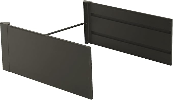 Vego Garden 17 Tall 41 Wide Extension Kit for Modern Raised Garden Beds Urban Charcoal
