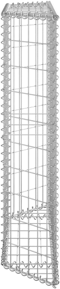 Trapezium Gabion Raised Bed Galvanized Steel 39.4 x 7.9 x 39.4 Outdoor Raised Garden Bed Metal Planter with High Load Capacity for Flower Beds Vegetable Garden Bed and Patio Planters