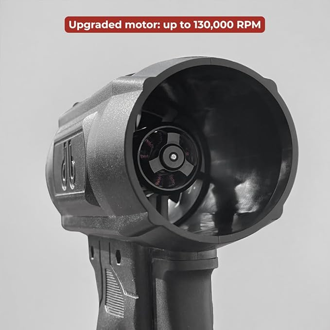 Double-Jet Blower v2.0 Cordless Storm Industries Blower Car Dryer 2026 Upgraded 160000 RPM 200 Mph Leaf Blower for Car Patio Snow Lawn Dryer (for Makita)