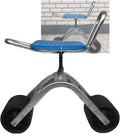 Rolling Garden Work Seat with WheelsFoldableAdjustable 360-Degree Swivelfor Lawn Yard Outdoor Planting(2-Wheeled)