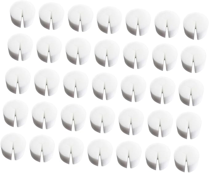 VICASKY 165pcs Hydroponic Planting Sponges Soilless Gardening Tools for Use for Germination and Vegetable Cultivation Efficient Clean Cultivation