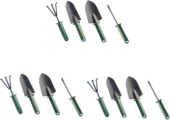 Yardwe 12 Pcs Gardening Tools for Toddlers Kids Mini Gardening Tools Set Garden Tool Kit Shovel Rake Trowel for Kids and Houseplants