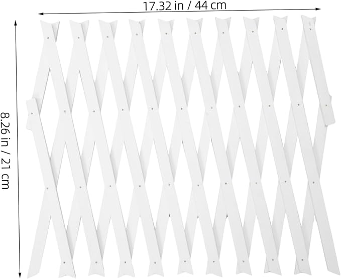BESPORTBLE Garden Trellis Fence Panel Wood Lattice Panels for Outside Decorative Outdoor Wall Decor Plant Trellis for Potted Plants Wall