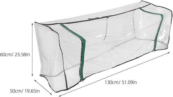 POPETPOP Transparent Greenhouse Cover Easy to Use Garden Protection Tent for Raised Garden Bed Heavy Duty Plant Cover Reliable Frost Weather Protection for Thriving Plants