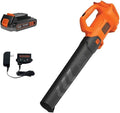 BLACK+DECKER 20V MAX* Cordless Leaf Blower Kit Axial Battery and Charger Included (BCBL700D1AEV) Orange
