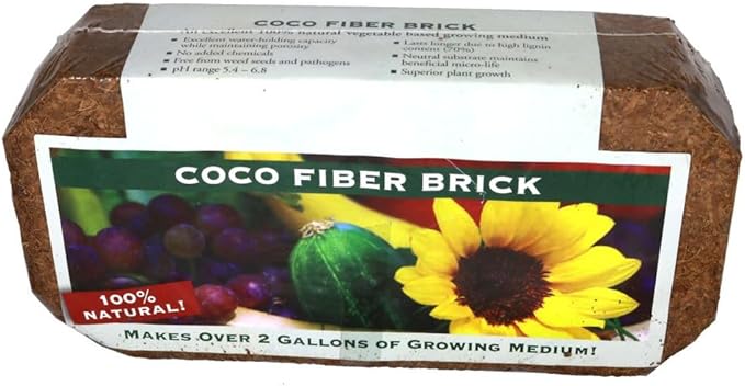 Compressed 650 gram Coco Brick - 24 Pack