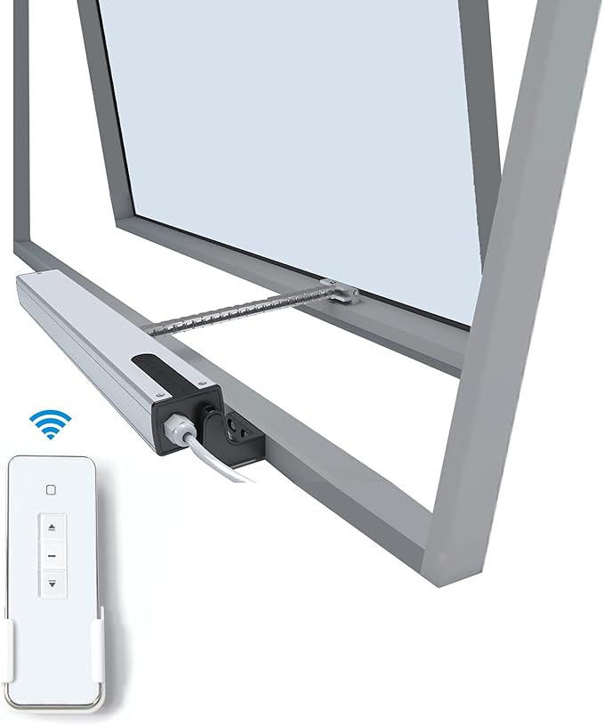 Olideauto Automatic Electric Window OpenerSmart WiFi Function Built in AC MotorWireless Remote and Phone APP Controlled Automatic Window Closer