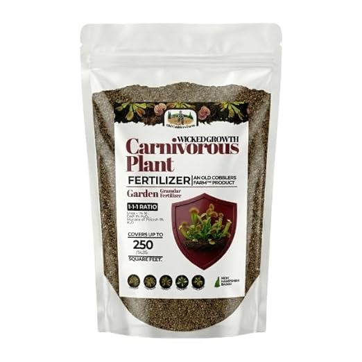 Old Cobblers Farm™ Wicked Growth Carnivorous Plants Fertilizer - Tailored nutrients for Sensitive Insect-Eaters Like Flytraps and Pitcher Plants (5 lbs | 10 lbs | 15 lbs | 20 lbs) (20 lbs)