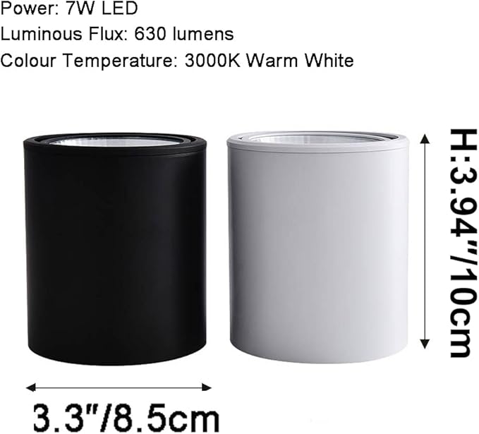 Dimmable High Accent Uplight 7W COB LED Pulg-in Motion Sensor Control Socket Spotlight Adjustment with 5.9ft Foot Pedal Switch Cord Extra Light Rotating Decorative for Backlight Leaning