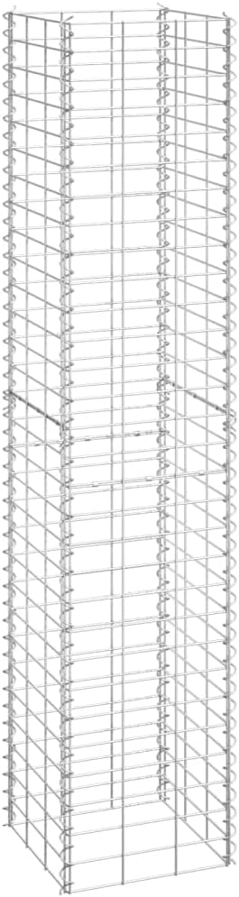 Gabion Raised Bed Silver Iron Extra Tall Gabion Raised Bed Gardening Pots &amp Planters 151250