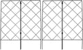 2pcs Folding Garden Trellis Plant Support Stands for Climbing Plants Indoor Outdoor 20x53cm Sturdy Climbing Rack for Vines and Flowers