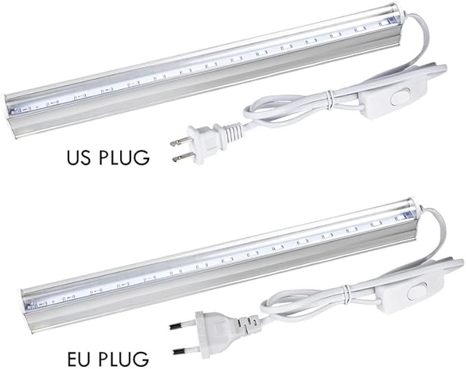 Fengyan Home Bulbs 1 Set AC85-265V LED Plant Light T5 Tube Plant Grow Light Full Spectrum LED Plant Grow Light Green Plant Household Lamp