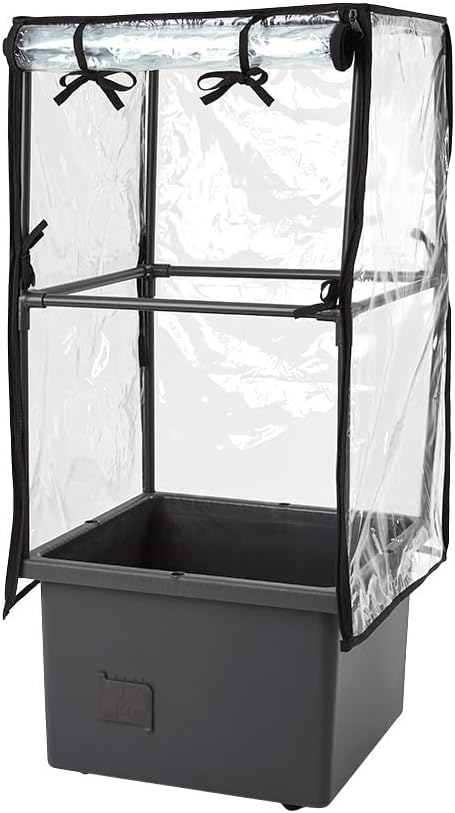 Garden Bed with Wheels and PVC Cover - Self Watering