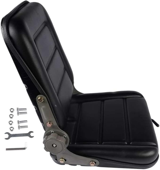 AP01 Universal Lawn Mower Sliding Rail Suspension Seat Compatible with Garden Loaders
