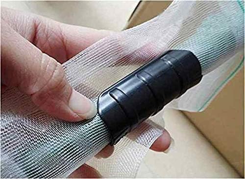 Greenhouse Plastic Tarp Snap on Clamps for 1-1/4 Inch (32mm) OD Round Roll Bar Pipe (Outside Diameter 1 Inch Inside Diameter) Plastic Clamps Greenhouse Plastic Clips (40 Pieces)