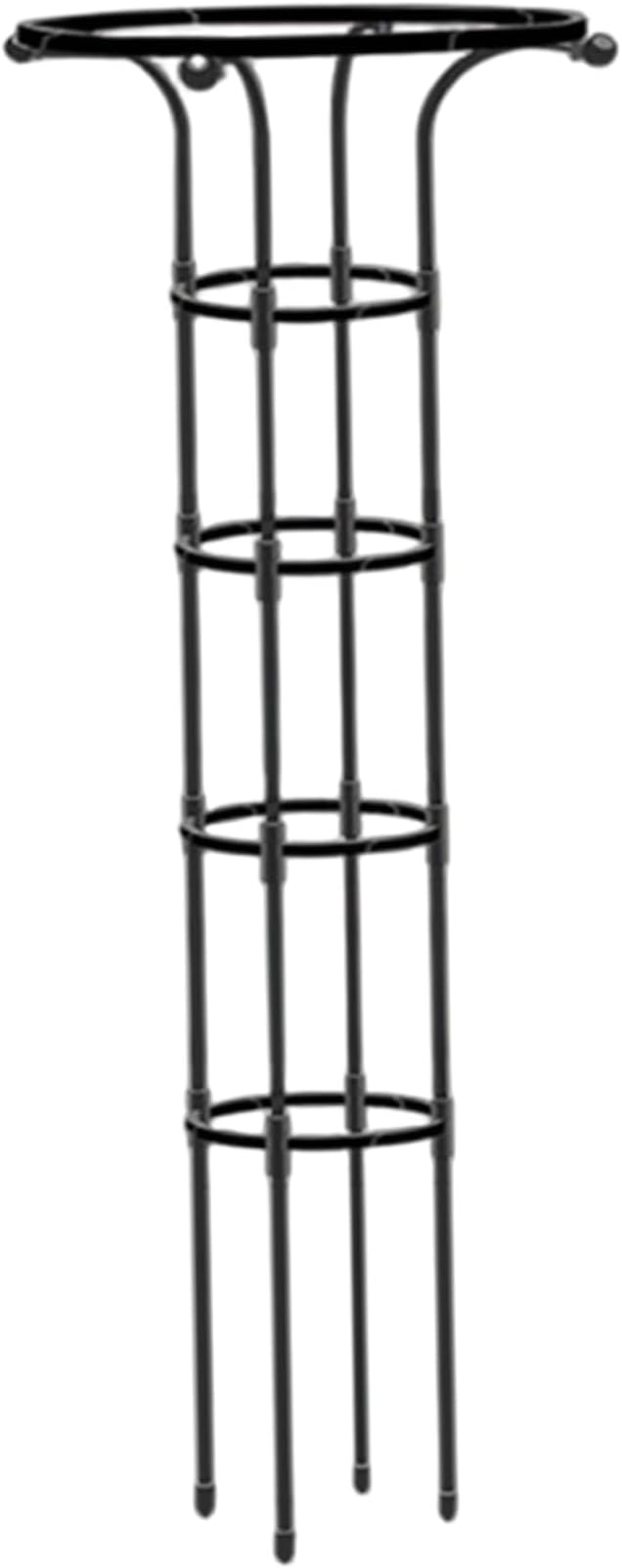 Garden Obelisk Garden Trellis for Climbing Plants 61 Inch Umbrella Shape Rose Trellis Rustproof Metal Vertical Obelisk for Outdoor