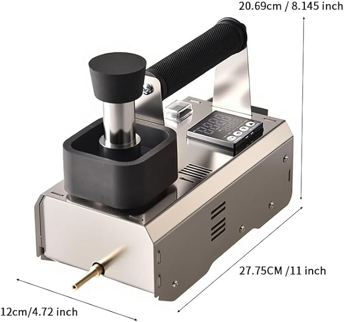 Upgraded Oxalic Acid Vaporizer 18V Mak Compatible Cordless Beekeeping Fogger 1-4g Dosage &amp Precise Temp Control for Hive Maintenance (No Battery)