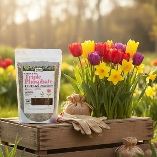 Old Cobblers Farm™ Wicked Growth Triple Phosphate Fertilizer - for Strong Roots and Vibrant Growth (5 lbs | 10 lbs | 15 lbs | 20 lbs) (15lbs)