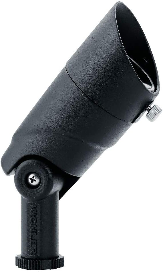 Kichler 16016BKT30 Transitional One Light Landscape Accent from Landscape LED Collection in Black Finish 4.50 inches