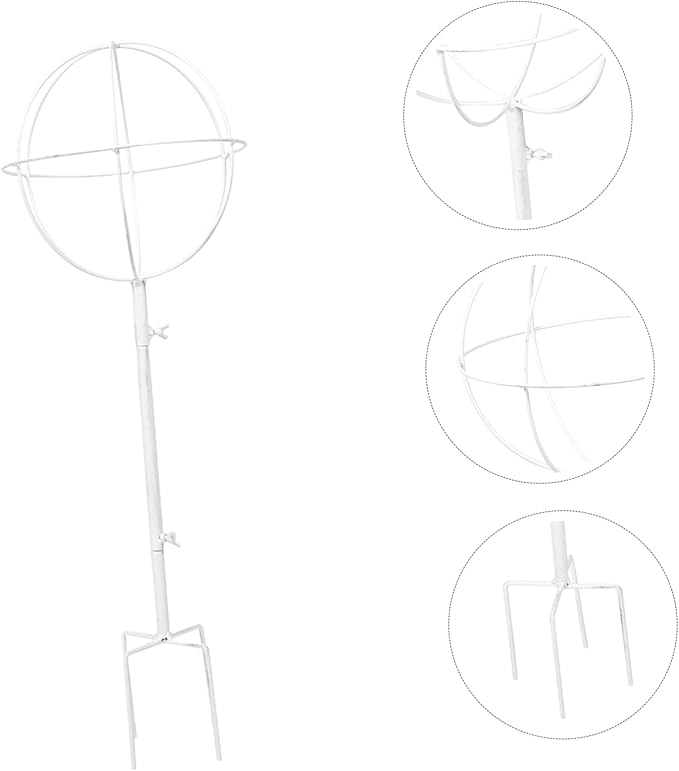 Metal Pergola Bracket Plant Support Sticks for Vines Climbing Roses Decorative Garden Trellis