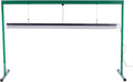 iPower GLT5XX4 54W 4 Feet T5 Fluorescent Grow Light System with Stand Rack for Plant Seed Starting 6400K 1 Pack Green