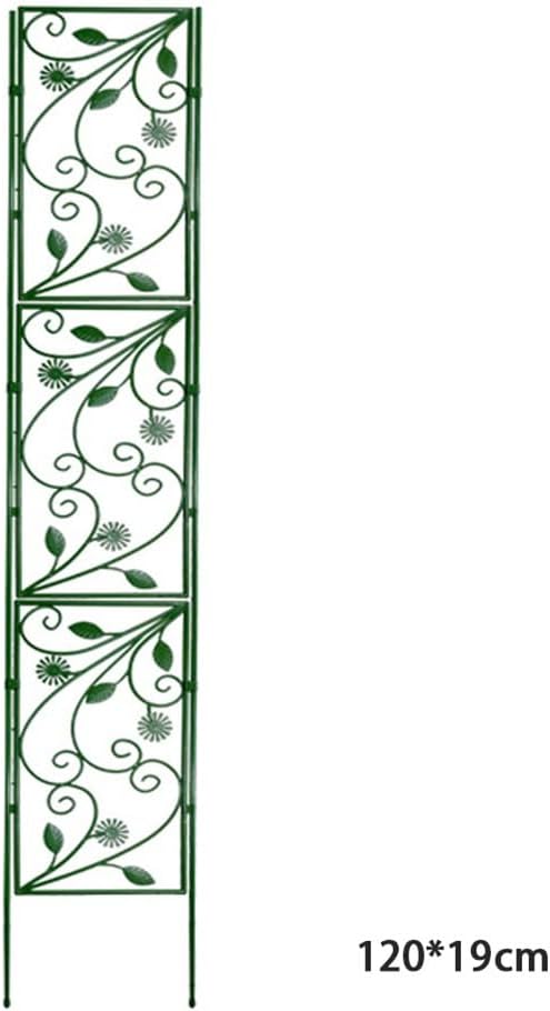 Rustproof Garden Trellis Climbing Plants - Plastic Support Frame Vegetables &amp Flowers - Indoor &amp Outdoor Use (120 x 38 cm)(120 * 19cm)