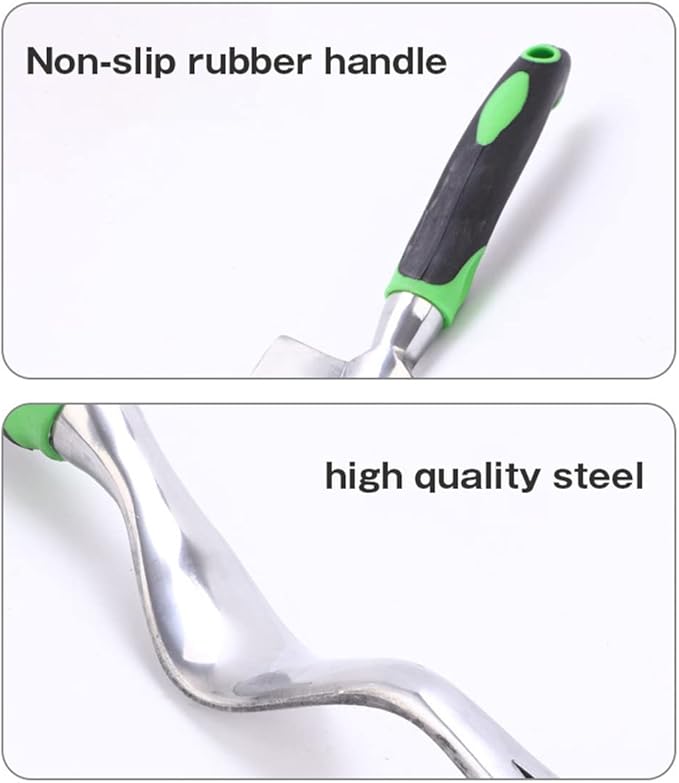 Garden Tool Set 9 Piece Stainless Steel Heavy Duty Gardening Tools with Garden Gloves and Garden Tote Ideal Garden Tool Kit Gift for Women/Men/Parent
