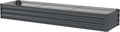 94.5 Inch Extra Long Large Raised Garden Bed 8FT Metal Planter Box for Vegetables &amp Flowers Open Bottom Galvanized Steel Elevated Garden Bed with Wood Grain Finish