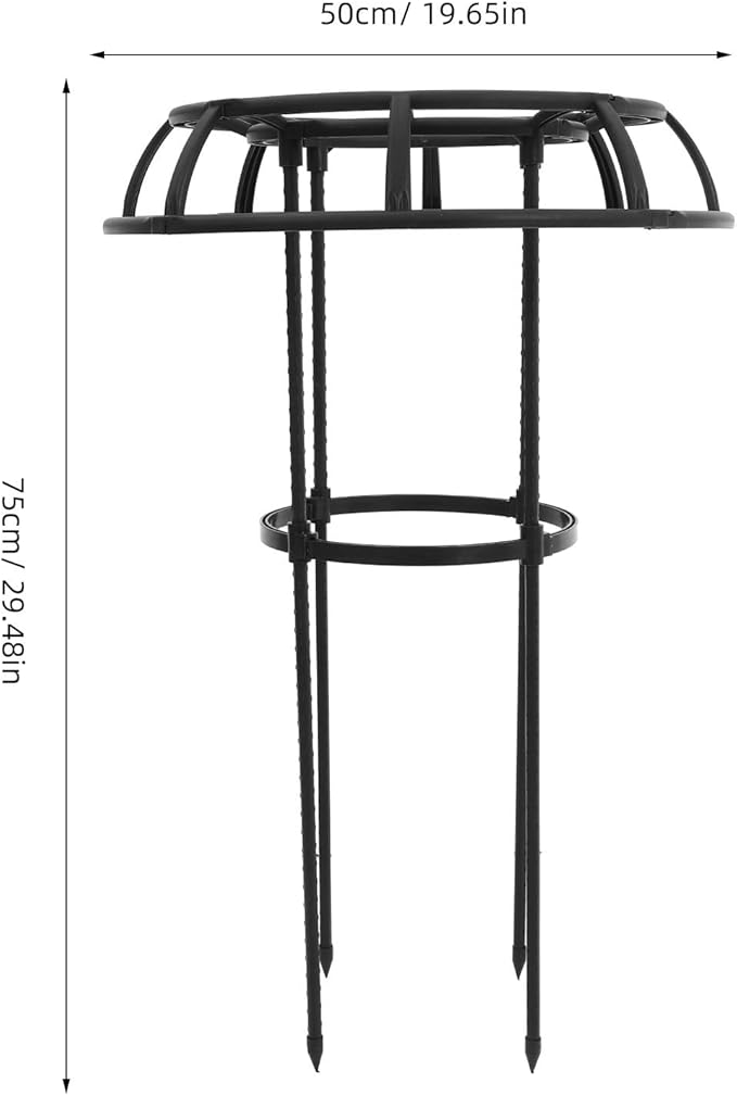 SUPVOX Adjustable Metal Plant Trellis Climbing Vine Support Frame for Indoor Garden Plants with Iron Frame and Vines