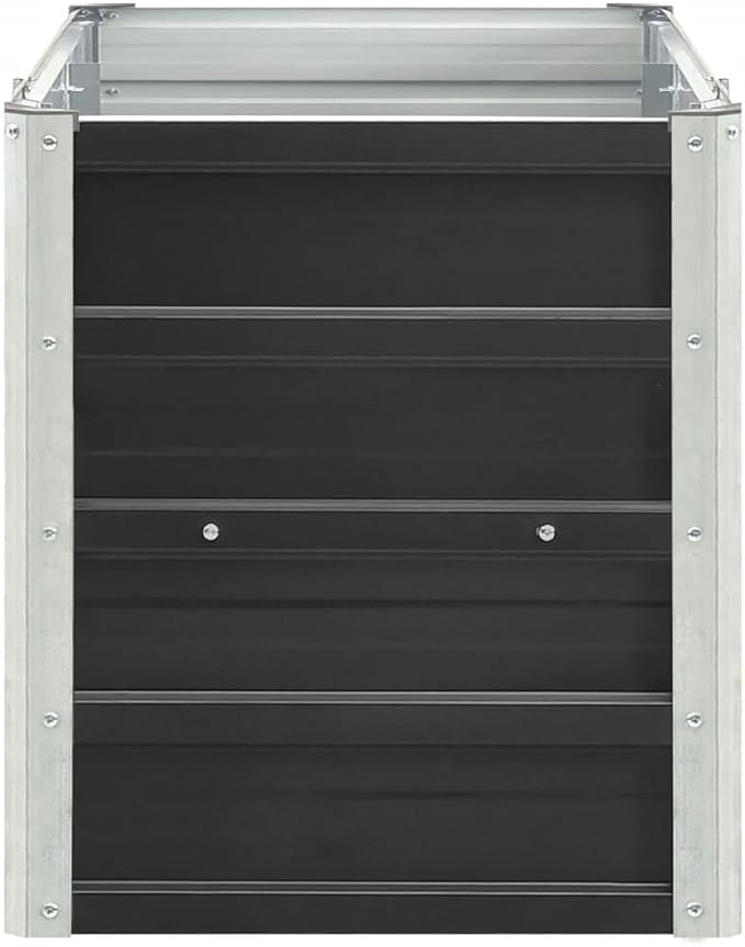 Garden Raised PlanterGarden BedGalvanized Raised Garden BedPlanter Raised bedsGalvanized PlanterFlower BedBed Galvanized Steel 94.5x15.7x17.7 Anthracite